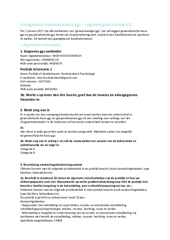 <p>Kwaliteitsstatuut</p>